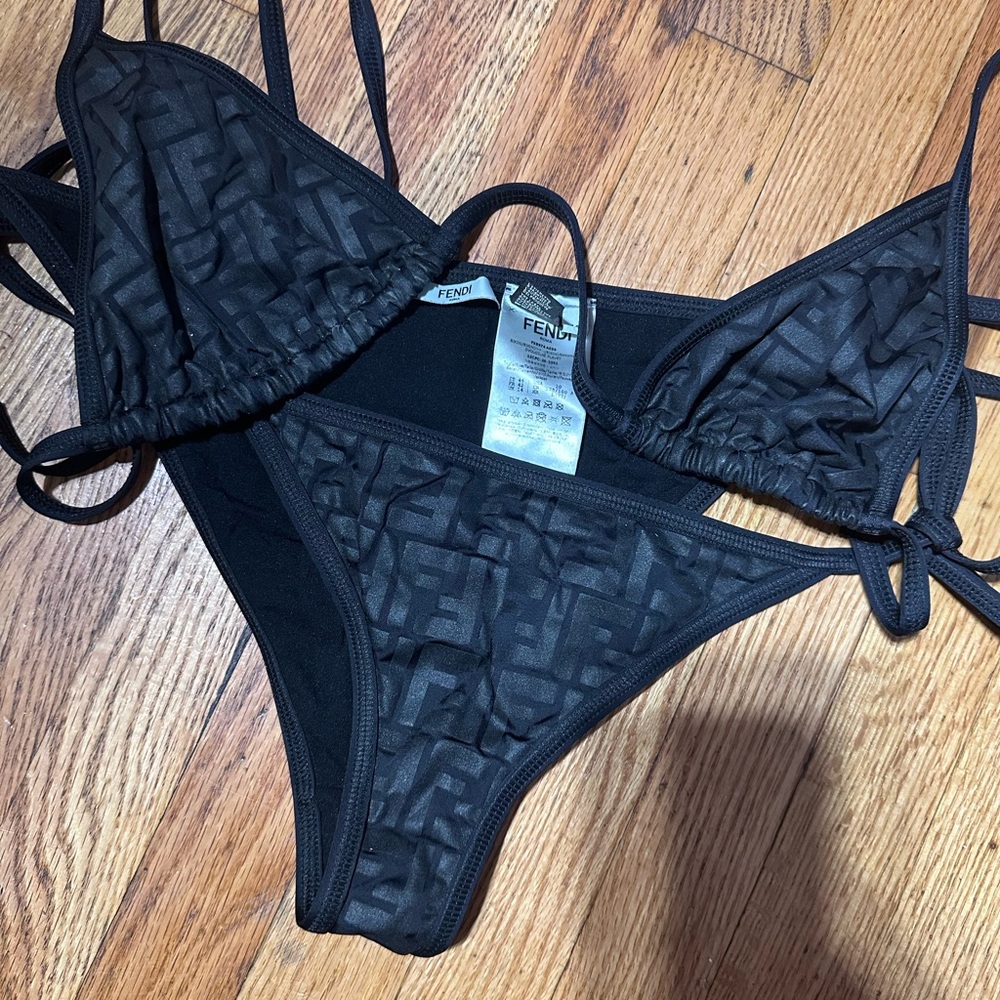 Fendi Black Bikini Set